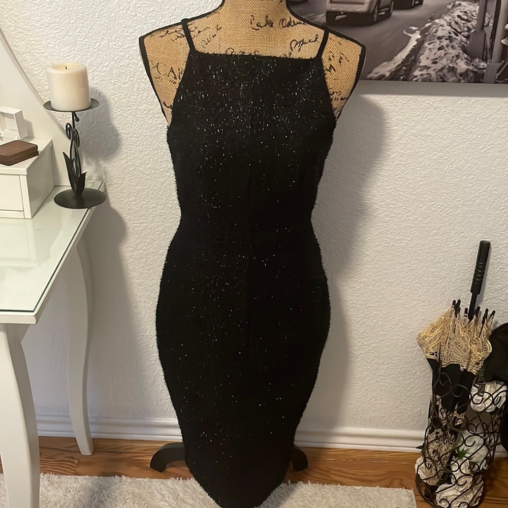 Sexy Sparkly Little black dress